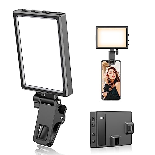 Eicaus Rechargeable LED Fill Light, Selfie Light with Clip for ...