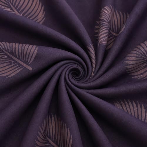 Image of Castiqa Elastic Fitted Supersoft Premium Polycotton 200TC King Size Bedsheet with 2 Pillow Covers (Fits up to 8 Inches Mattress) (Wine Shades, 72x78x8 Inch)