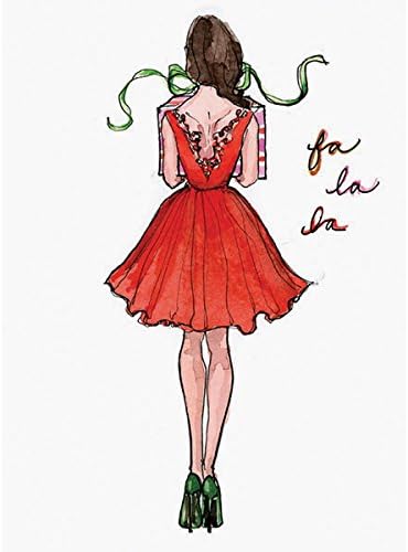 Graphique Chic Xmas Holiday Cards | Pack of 20 Blank Cards with Envelopes | Christmas Greetings | 4 Assorted Designs with Glitter Accents | Boxed Set for Personalized Notes | 4.25" x 5.875" - Image 5