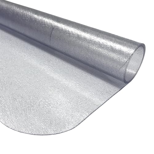 Kapazi Protetor de Piso 85x120cm Flexível Transparente Tapete Antiderrapante Fácil de Limpar Resistente