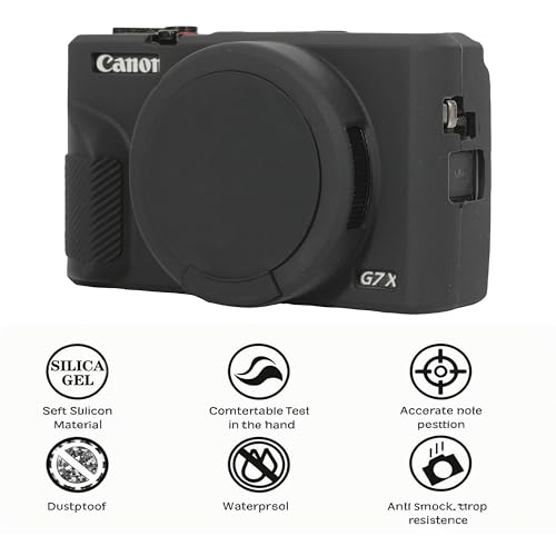 Funda de silicona para cámara Canon Powershot G7X Mark III miniatura 3