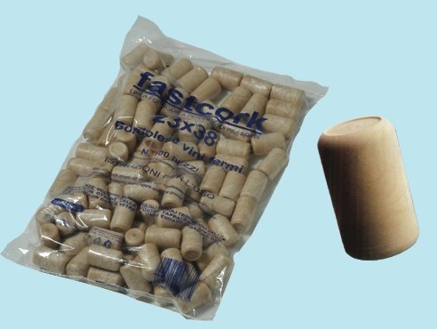 TAPPI FAST SINTETICI 23x38 PER BOTTIGLIE CF.PZ. 100