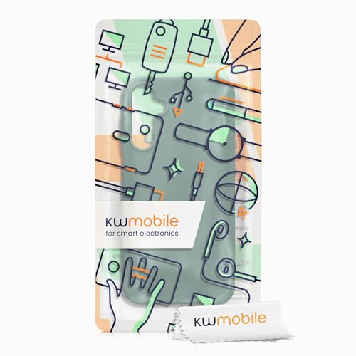kwmobile Case Compatible with Samsung Galaxy A15 5G Case - TPU Silicone Phone Cover with Soft Finish - Forest Green by kwmobile - Image 7