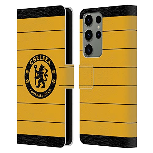 Carcasa de cuero Chelsea FC para Samsung Galaxy S23 Ultra 5G con diseño de funda tipo libro Head Case Designs