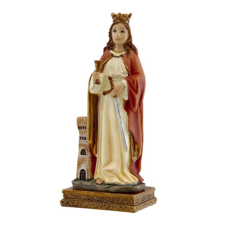 Figurine de Santa Barbara DRW 15cm, statuette religieuse sainte barbe