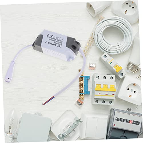 Housoutil Motorista De Led Conversor 120vac Para 12vcc Driver De Luz De Tira Led Conversor 12v Para