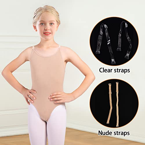 Image of WYHDY Women and Girls Camisole Undergarment Leotard Ballet Briefs Seamless Underwear Dance Wear