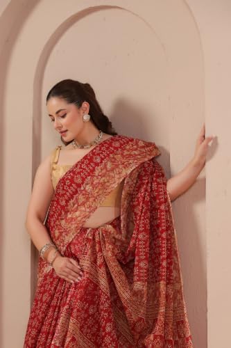 Image of TAMAIRA FASHION Mulmul Pure Cotton Saree For Woman Warli Batik Printed |Office Wear Daily Wear Sarees For Women Without Blouse Piece(Available in 11 Colours)