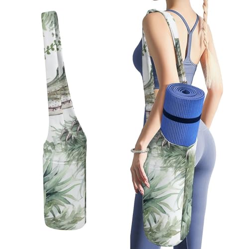 Sac tapis de yoga imperméable et résistant en toile avec rangement humide