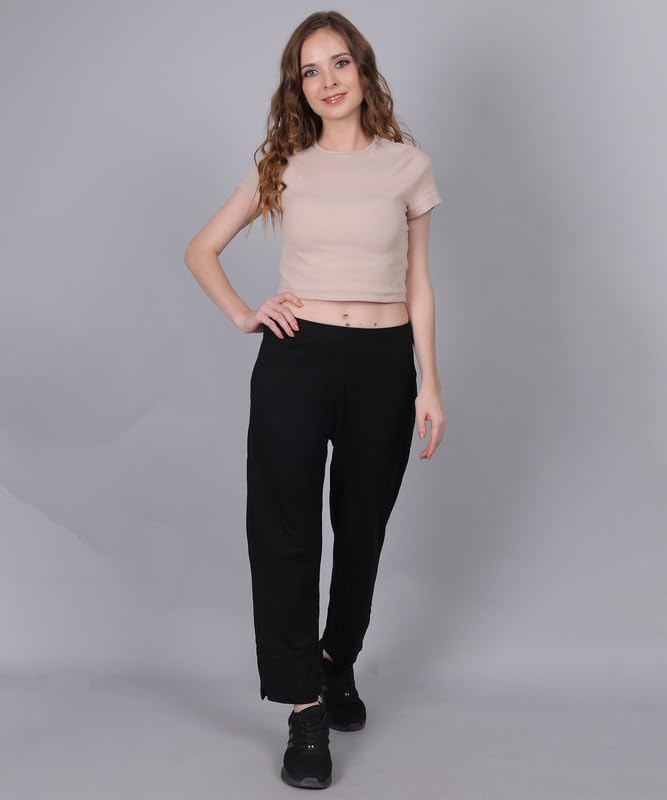 Image of Women's Cotton Light Weight Comfortable, Stretchable, Breathable & Soft Pant Style Jeggings
