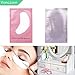 100 Pairs Set Under Eye Pads, Comfy and Cool Under Eye Patches Gel Pad for Eyelash Extensions Eye Mask Beauty Tool (Pink)