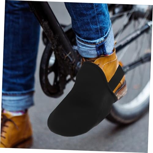 Cubiertas para zapatos de ciclismo KICHOUSE, 2 piezas, resistentes al viento, cálidas y fáciles de poner, para bicicleta de montaña y carretera miniatura 4