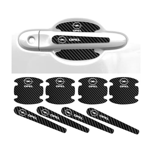 BEDPET 8 Stück Autotürgriff-Aufkleber, für Opel Mokka/Mokka X 2012-2023 Autotür Griffe Schutz Auto Türgriff Schutzfolie