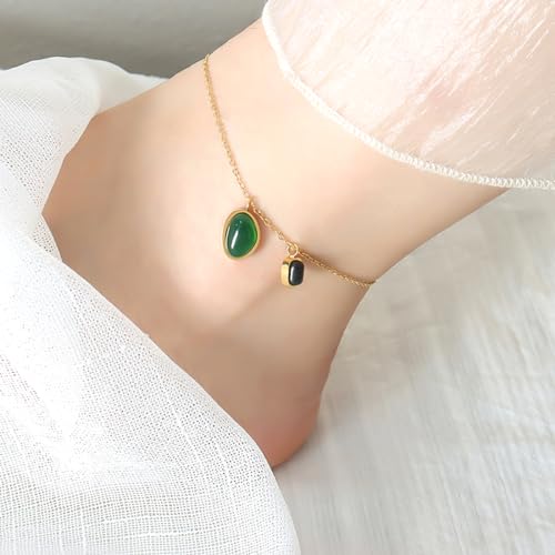 Image of Yellow Chimes Bohemian Starfish Charms Beaded Bracelet Cum Anklet for Women and Girls