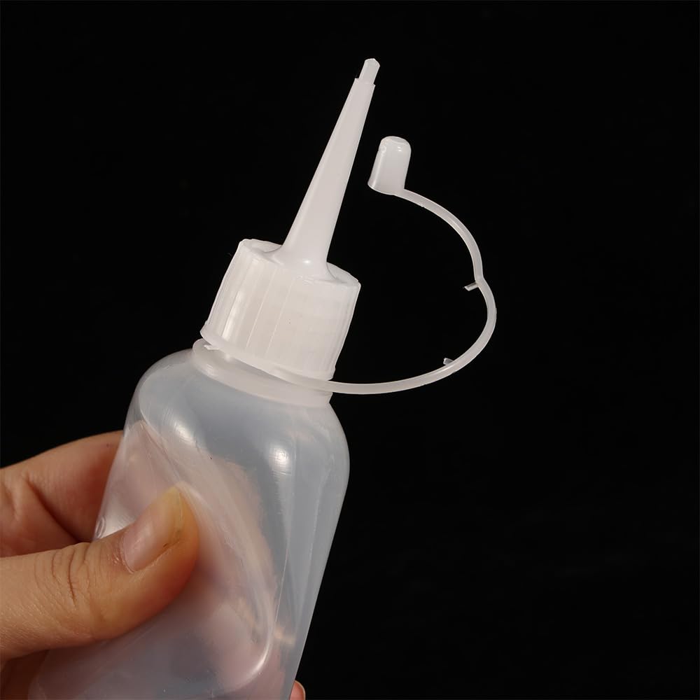 Botellas Aplicadoras Botella De Pegamento Con Punta De Aguja De Precisión,  Aplicador De Botellas De Plástico Vacías Con Gotero, Herramienta De  Quilling, Botella Exprimible Para Manualidades De Papel (0.2 Fl Oz Botellas, image size:1000x1000
