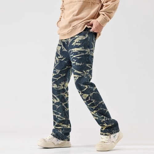 Jeans Pants Trousers Denim Spring and Autumn Street Niche Design Embossed Washed Classic Wide Leg3