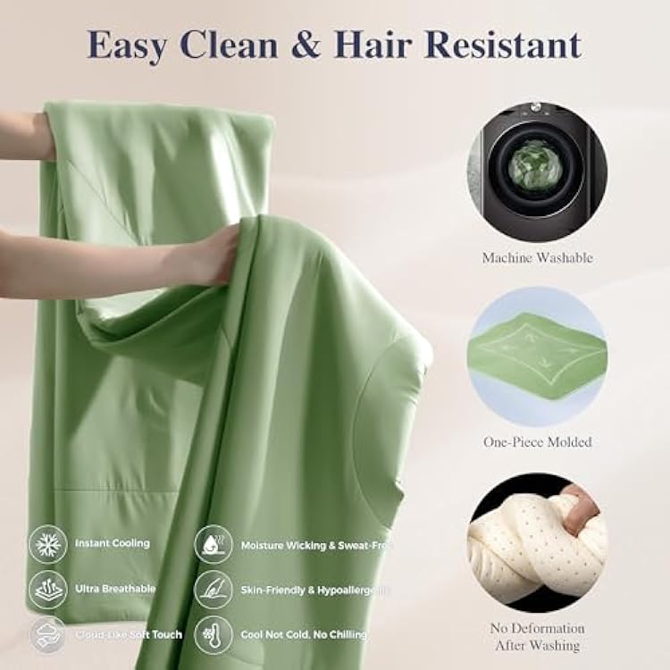 Cooling Comforter & Cooling Blanket for Hot Sleepers Better Cooling with Instant Cool Touch Technology | 10xCooler | Q-Max 0.46 | Lightweight Double-Sided Breathable Gift for Women, Men & Teens,Queen