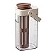 Cold Brew Coffee Pitcher - Vaso Brewer da 1000 ml, Vaso a prova di leak, contenitore per bevande funzionale, farina pratica per bevande | per bevande all'acqua al latte Cappuccino Ice Tea Ristorante immagine