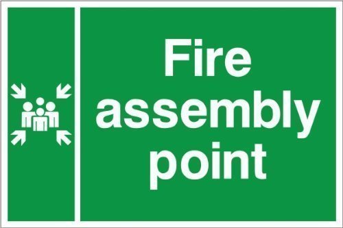 UK Safety Store FE.10Z-SA, cartello autoadesivo