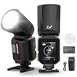 NEEWER 100Ws 2.4G TTL Round Head Flash Speedlite Compatible with Canon Cameras, Touchscreen, 1/8000s HSS, 2 Modeling Lamps, TTL/M Toggle, 3000mAh/500 Full Power Flash Studio Photography Light, Z3R-C