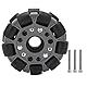 SUNGOOYUE Doppeltes Omni Rad, 100mm Kunststoff Doppel Omni Richtungsrad mit 20Kg Plattform Roboterbausatz 14049