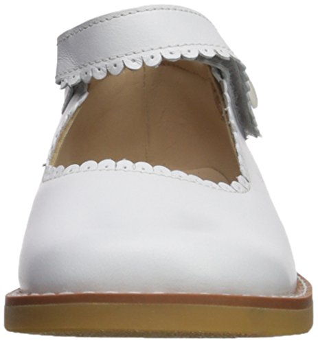 Elephantito Girl's Mary Jane Flat, White, 13 M Us Little Kid #TOP1