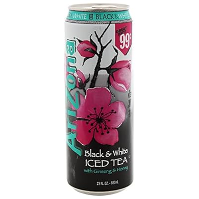 Arizona Black & White Tea, 23.5000-Ounces (Pack Of 24)