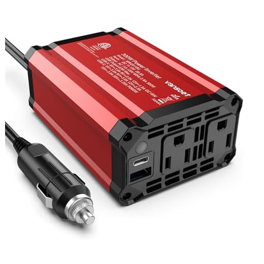 300W Car Power Inverter with Fast Charge