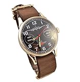 Raketa Fighter Mens Wrist Watch Plane 2609 Russian Watch Rare (Brown)