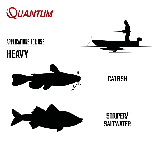 Quantum Carretel de pesca Reliance Spinning, carretel de tamanho 85, trocável para destros ou canhot