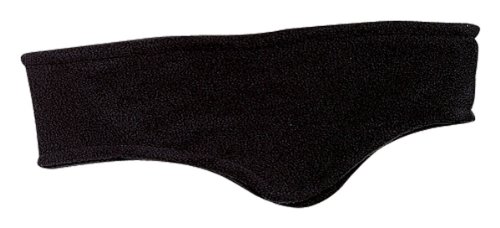 Port Authority RTek Stretch Fleece Headband, black, One Size