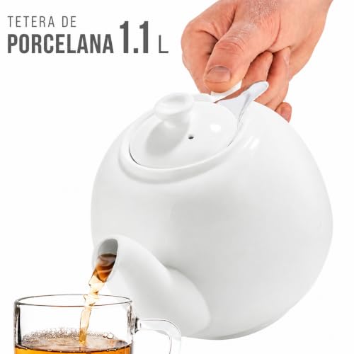 Miniatura 4 de Urban Life Style - Tetera Con Filtro Swansea 1,1 L , Color Blanco
