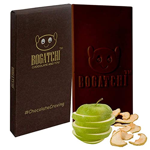 Image of BOGATCHI 99% Dark Chocolate| Raisins | Real Cocoa Intense Dark Chocolate, 80 gm