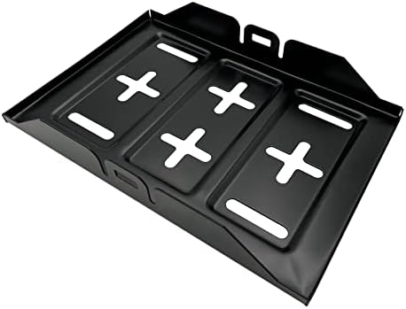 ARONOVA Metal Battery Mounting Tray for Vehicle Engine Repair or Maintence,Black,Standard