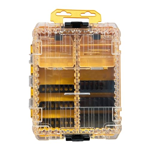 Tovyvw #DT70803 DT70803-QZ Parts box Medium Tough Case Storage Case Screwdriver Bit Bars Multifunction storage box Replacement Part New