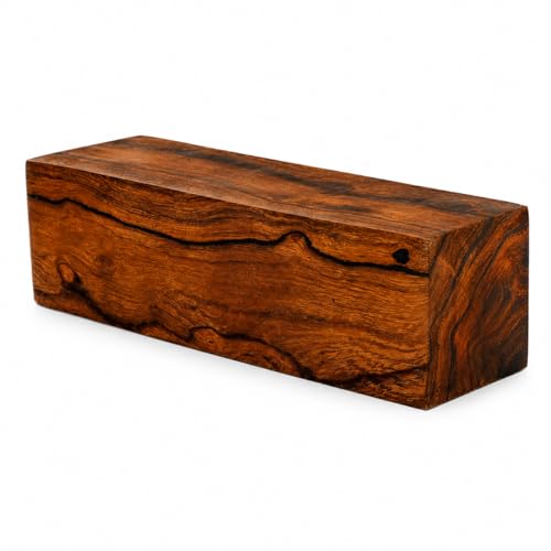 IECAP LLC Desert Ironwood Wood Blank 6 x 2 x 2 Inches Pack of 1 Exotic Hardwood Block for Wood Turning Carving Lathe Projects & Custom Woodworking Natural Iron Wood Lumber Blanks