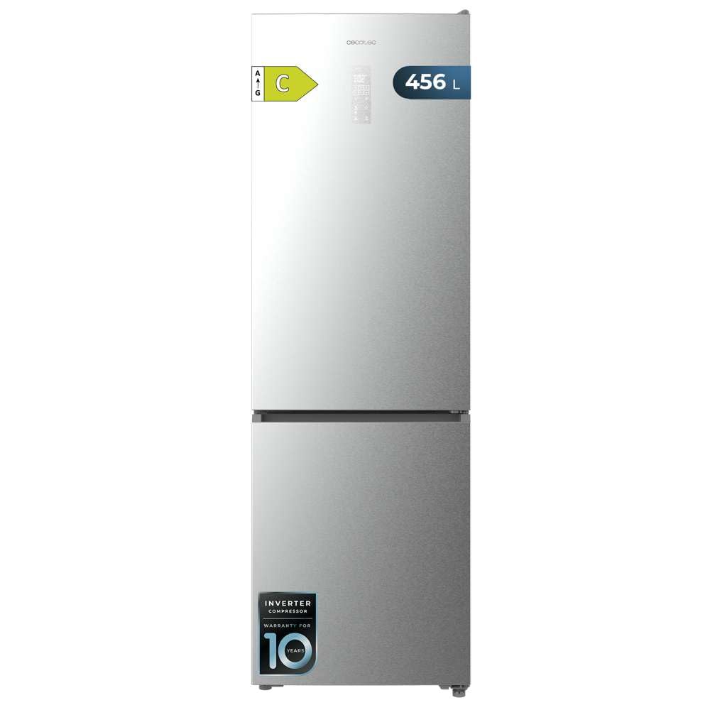 scaffetto frigorifero 456l in acciaio inossidabile no frost tech