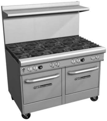 Southbend 4481DC-2CL 48" Ultimate Restaurant Gas Range w/ 4 Non-Clog Burners, 24" Left Charbroiler, (1) Standard Oven & (1) Cabinet Base