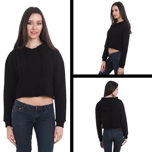 Detroit Grit Football Cropped Fleece Hoodie, Soft & Cozy, Trendy Fit4