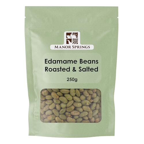 Edamame Beans Roasted & Salted 250g by Manor Springs