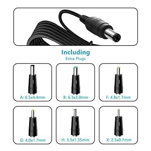 Dc 15V 1A Adapter Charger Charging Cable Cord For Peak 450A 500A 600A 800A 1000A Auto Battery Booster Jump Starter, Compatible Beatit,Tacklife,Gooloo & More Portable Car Jump Starter #TOP1