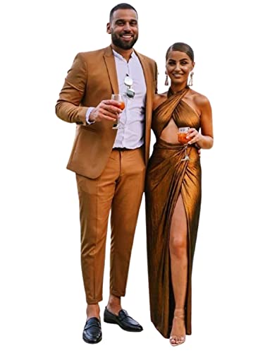 Veste boutonnée et pantalon de smoking de pointe pour un mariage mémorable