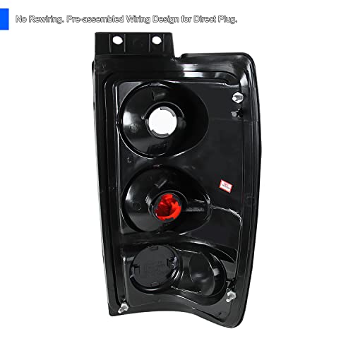Spec-D Tuning Smoke Lens Tail Lights Compatible With 1997-2002 Ford Expedition Left + Right Pair Assembly #TOP3