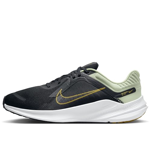 Nike Quest 5 Chaussures de Course pour Homme, Olive Aura Bronzine Black White, 45.5 EU