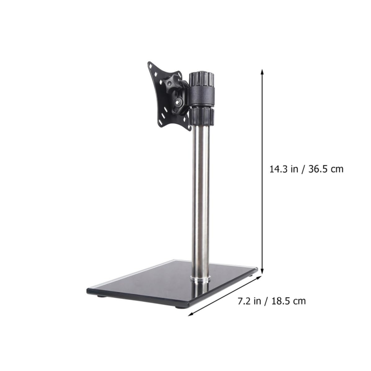 Soporte de Escritorio para Monitor Ajustable, Hierro, 16 Kg