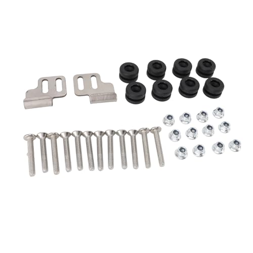 Haofy Attaches de Montage pour Fixation Rétractable et Mécanisme d'attache de sécurité Arrière de Moto, Matériau de qualité Supérieure, Fixation Sécurisée pour Les Motocyclistes, Métal