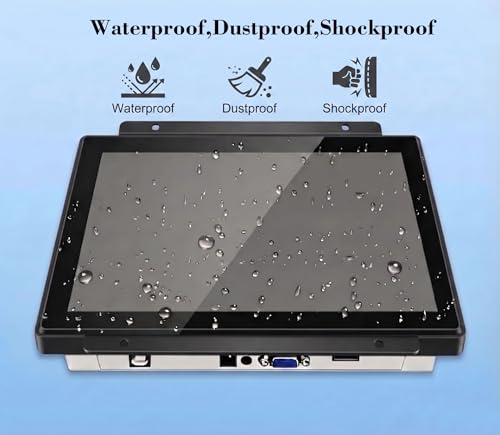 Image of 23.8 Inch 10 Points PCAP Open Frame Touch Screen LCD Display Monitors 1920x1080 VESA Mount & Open Bracket Installation wall Mount Desktop for Kiosk Automation POS Vending