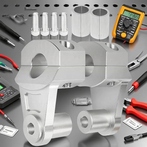 Elevadores de mango ajustables de metal para abrazadera de motocicleta 3