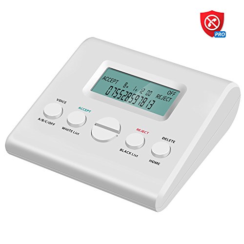 Codomoxo Bloqueur d'appel téléphonique, Blocage Automatique Intelligent, Blocage de Tous Les appels partagés, appels d'élections sans Se Fier à la liste Noire