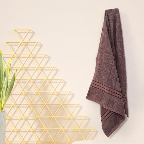 Image of Layers 100% Cotton Gym Towel | 380 GSM Quick Dry & Super Absorbent | Soft, Fade Resistant & Long Lasting | Gym, Yoga, Sports, Travel & Pool | 1 Piece for Men & Women | 50 x 100 cm - Brown